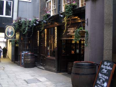 Old Doctor Butler's Head, Moorgate