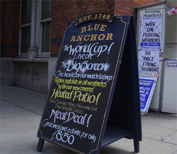 The Blue Anchor pub