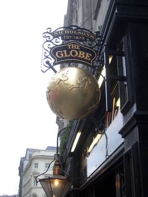 Globe Sign