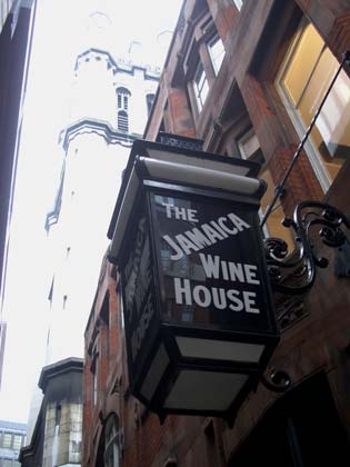 The Jamaica Wine House sign