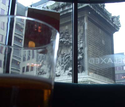 The Monument from the Monument Pub window